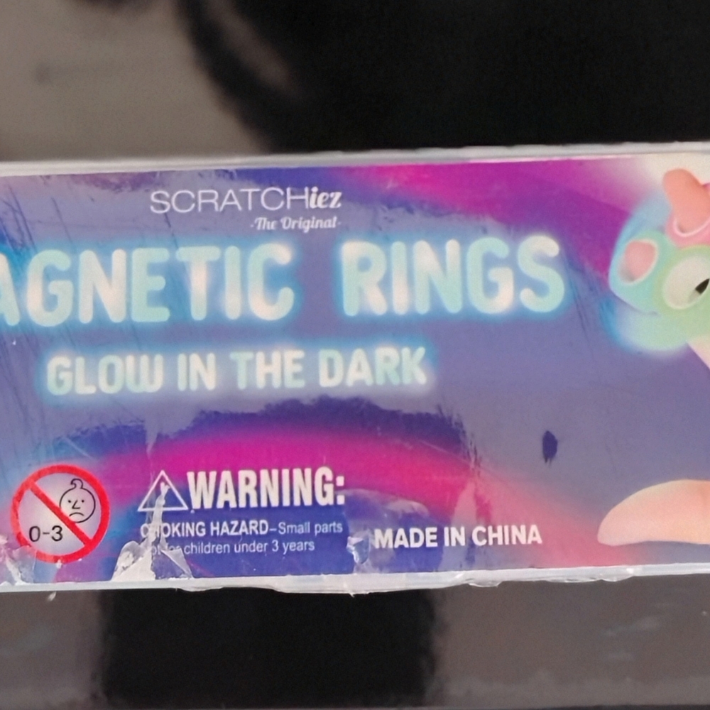 Glow in the Dark Magnetic Rings